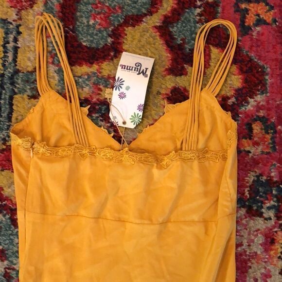NWT Show Me Your Mumu - Yellow Slip Dress - XS - Picture 7 of 16